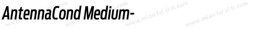 AntennaCond Medium字体转换